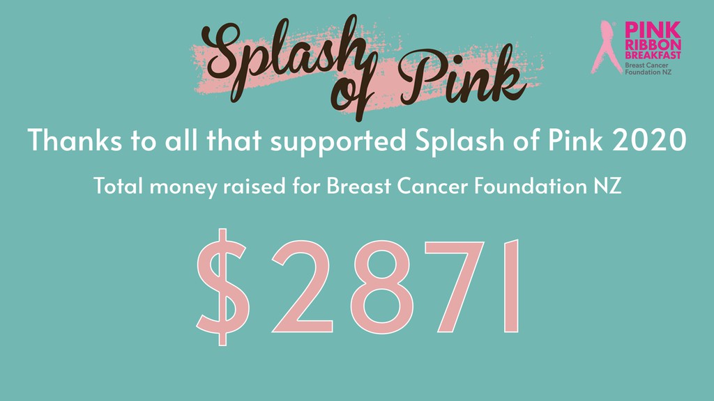 Isometric Splash of Pink for Brest Cancer Foundation NZ , the Brest cancer community