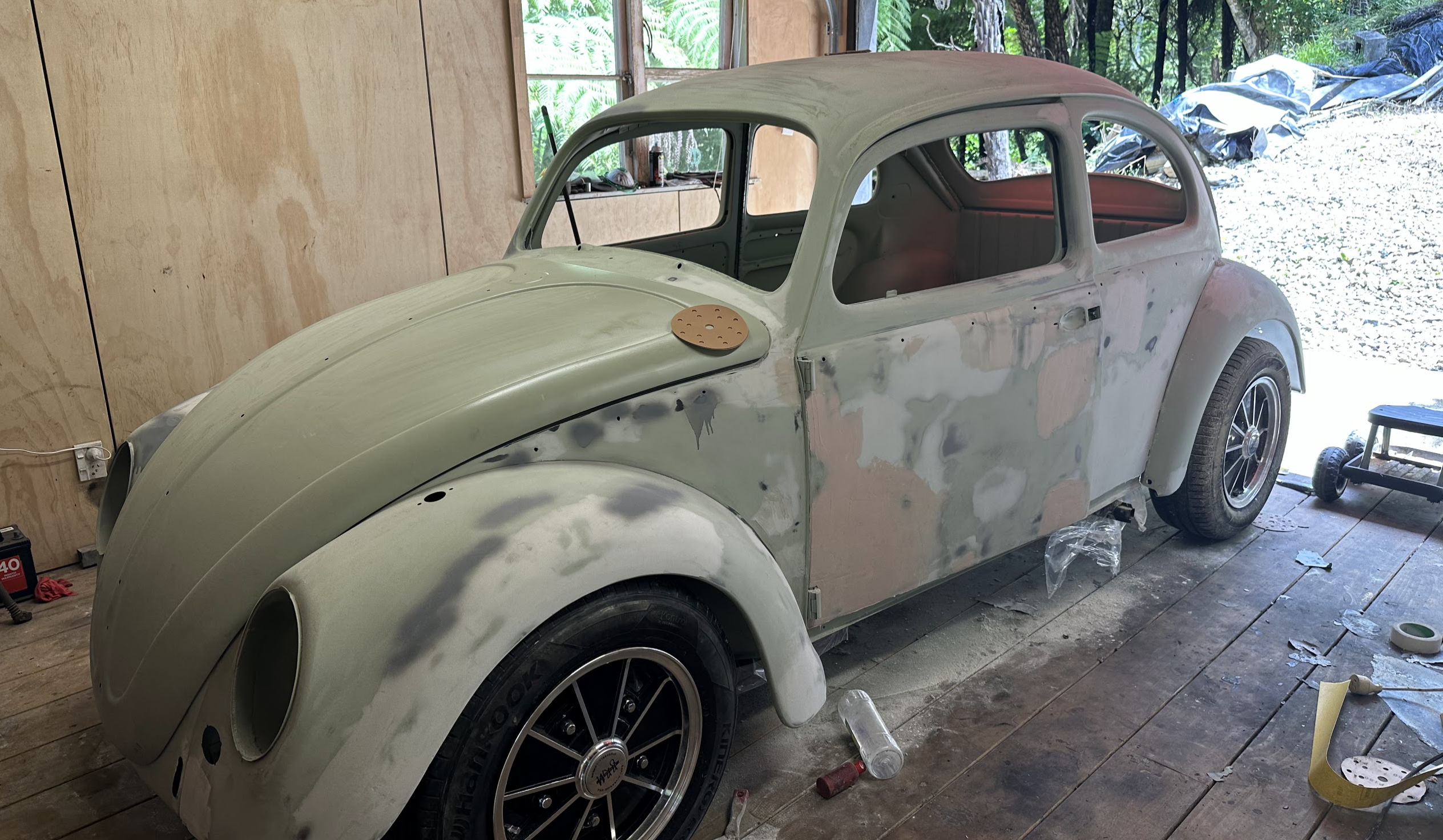 Alex's VW Beetle, Restoring for Beach Hop